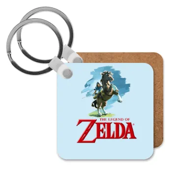 Zelda, Μπρελόκ Ξύλινο τετράγωνο MDF