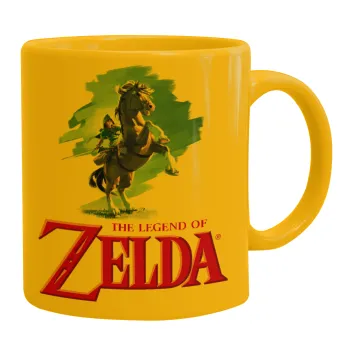 Zelda, Κούπα, κεραμική κίτρινη, 330ml