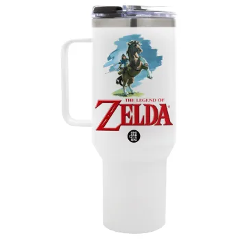 Zelda, Mega Tumbler με καπάκι, διπλού τοιχώματος (θερμό) 1,2L