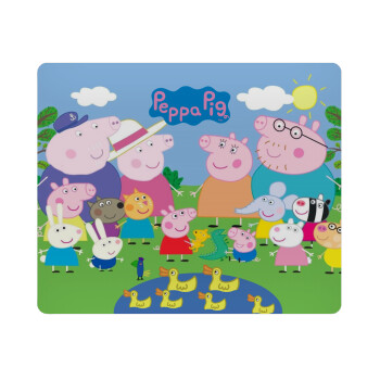 Peppa pig Family, Mousepad ορθογώνιο 23x19cm