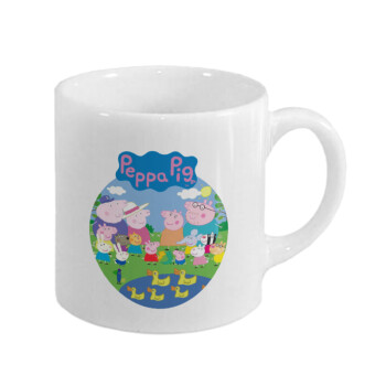 Peppa pig Family, Κουπάκι κεραμικό, για espresso 150ml
