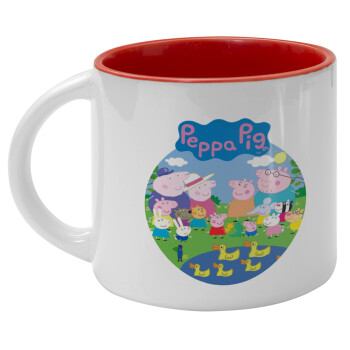 Peppa pig Family, Κούπα κεραμική 400ml