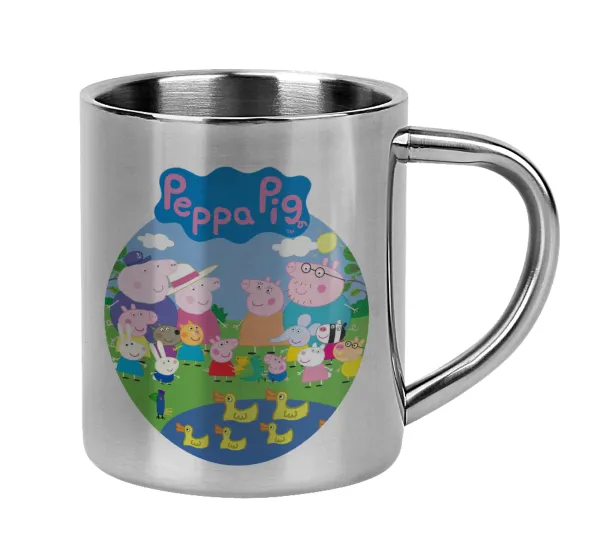 Peppa pig Family — Mug Stainless steel double wall 300ml