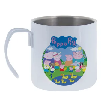 Peppa pig Family — Κούπα Ανοξείδωτη διπλού τοιχώματος 400ml