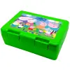 Children's cookie container GREEN 185x128x65mm (BPA free plastic)