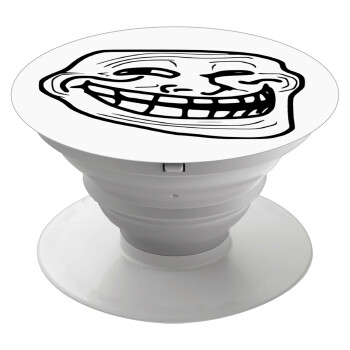 Troll face, Phone Holders Stand  White Hand-held Mobile Phone Holder