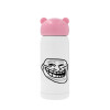 Pink stainless steel thermal flask, 320ml