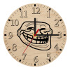 Ρολόι τοίχου ξύλινο plywood (20cm)