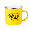 Yellow Enamel Metallic Cup 360ml