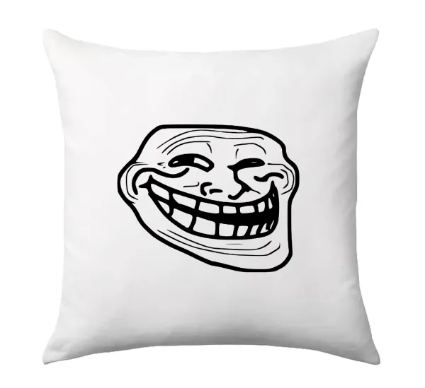 Troll face — Μαξιλάρι καναπέ 40x40cm περιέχεται το  γέμισμα
