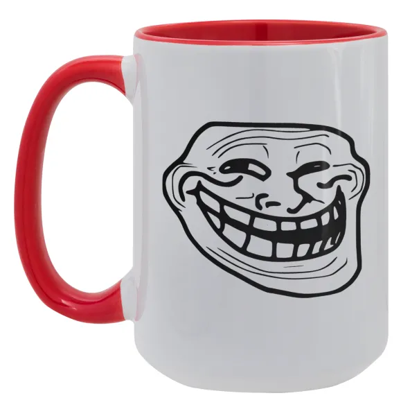 Troll face — Mega 15oz Κόκκινη