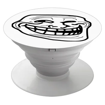 Troll face, Phone Holders Stand  Λευκό Βάση Στήριξης Κινητού στο Χέρι