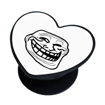 Troll face, Phone Holders Stand  καρδιά Μαύρο Βάση Στήριξης Κινητού στο Χέρι