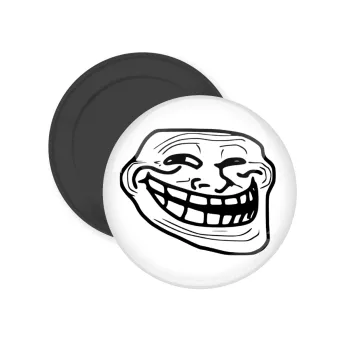 Troll face, Μαγνητάκι ψυγείου στρογγυλό διάστασης 5cm