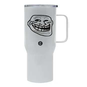 Troll face, Tumbler με καπάκι, διπλού τοιχώματος (θερμό) 750L