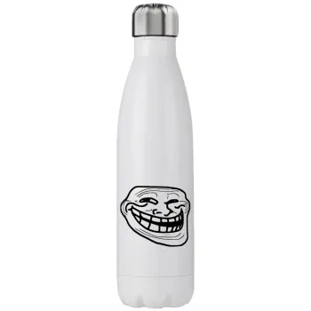 Troll face, Stainless steel, double-walled, 750ml
