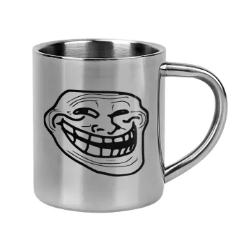 Troll face, Mug Stainless steel double wall 300ml