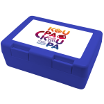 Παιδικό δοχείο κολατσιού ΜΠΛΕ 185x128x65mm (BPA free πλαστικό)