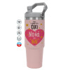 Pink color, 890ml (30oz) stainless Steel Tumbler with Handle