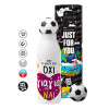 Soccer Metal mug thermos, double wall, 550ml