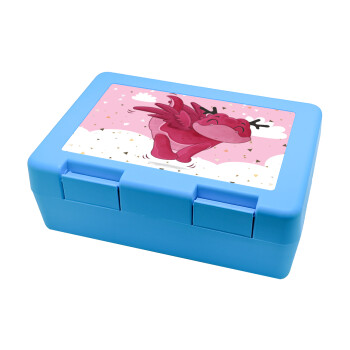 Flying Dyno, Children's cookie container LIGHT BLUE 185x128x65mm (BPA free plastic)