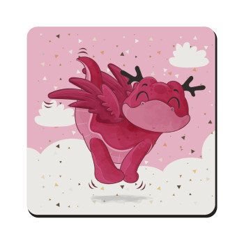 Flying Dyno, Τετράγωνο μαγνητάκι ξύλινο 9x9cm