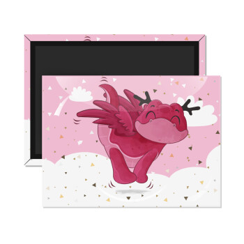 Flying Dyno, Ορθογώνιο μαγνητάκι ψυγείου διάστασης 9x6cm