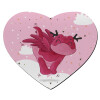 Mousepad καρδιά 23x20cm
