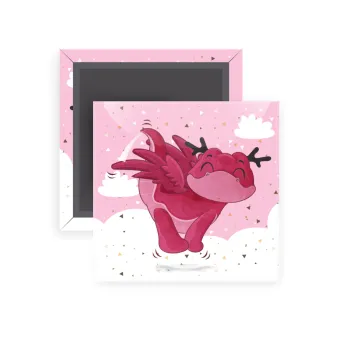 Flying Dyno, Μαγνητάκι ψυγείου τετράγωνο διάστασης 5x5cm