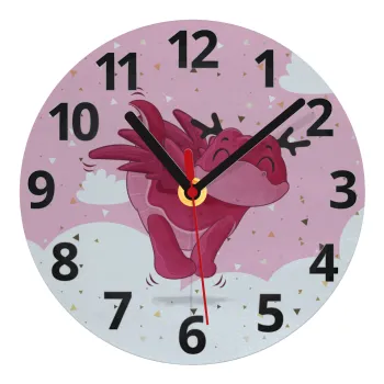 Flying Dyno, Ρολόι τοίχου γυάλινο (20cm)