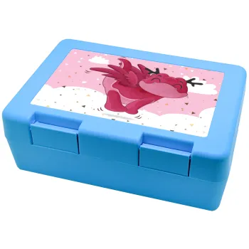 Flying Dyno, Children's cookie container LIGHT BLUE 185x128x65mm (BPA free plastic)