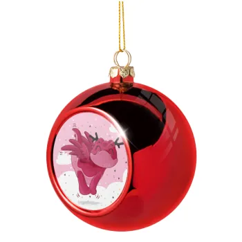 Flying Dyno, Christmas tree ball Red 8cm