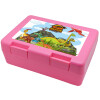 Children's cookie container PINK 185x128x65mm (BPA free plastic)