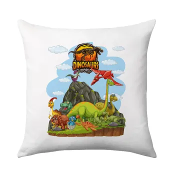 Dinosaur's world, Sofa cushion 40x40cm includes filling