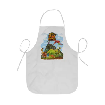 Dinosaur's world, Ποδιά Σεφ ολόσωμη κοντή  Παιδική (44x62cm)