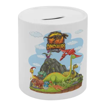 Dinosaur's world, Κουμπαράς πορσελάνης με τάπα