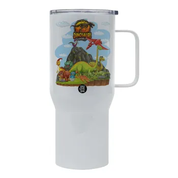 Dinosaur's world, Tumbler με καπάκι, διπλού τοιχώματος (θερμό) 750L