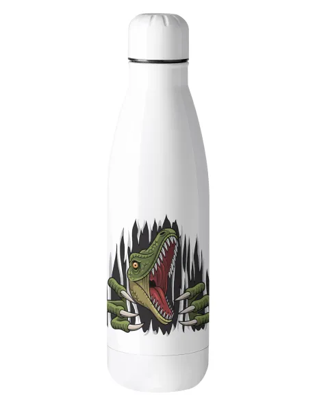 Dinosaur scratch — Metal mug thermos (Stainless steel), 500ml