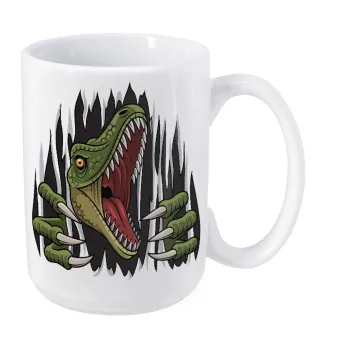 Dinosaur scratch, Κούπα Mega, κεραμική, 450ml