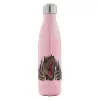 Μεταλλικό παγούρι θερμός Ροζ Ιριδίζον (Stainless steel), διπλού τοιχώματος, 500ml