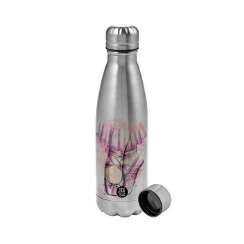 Ballerina shoes, Metallic water bottle, stainless steel, 750ml