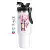 Mega Stainless steel Tumbler with lid, double wall 1,2L