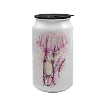 Ballerina shoes, Κούπα ταξιδιού μεταλλική με καπάκι (tin-can) 500ml