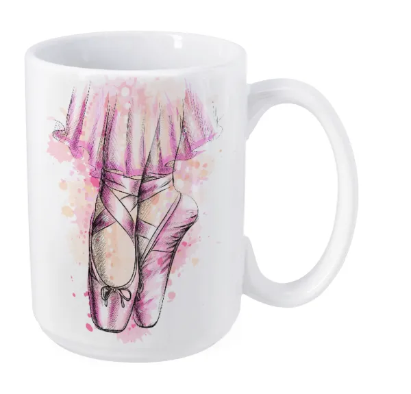 Ballerina shoes — Mega mug, ceramic, 450ml