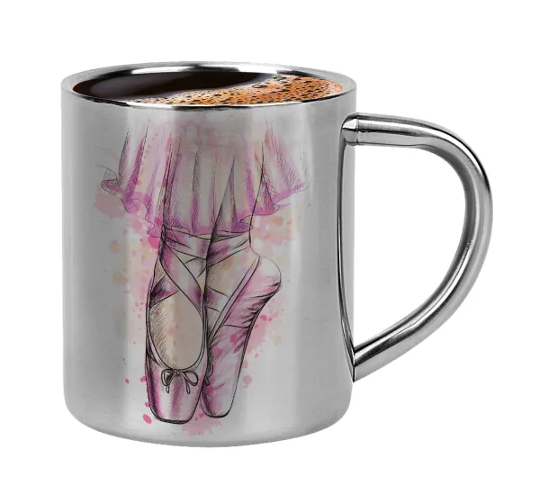 Ballerina shoes — Double-wall metal cup for espresso (220ml)