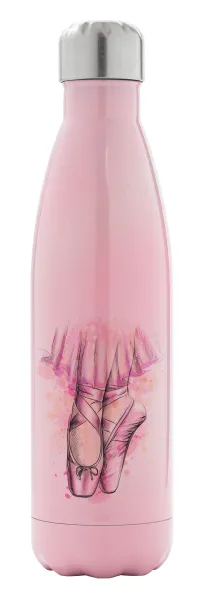 Ballerina shoes — Metal mug thermos Pink Iridiscent (Stainless steel), double wall, 500ml