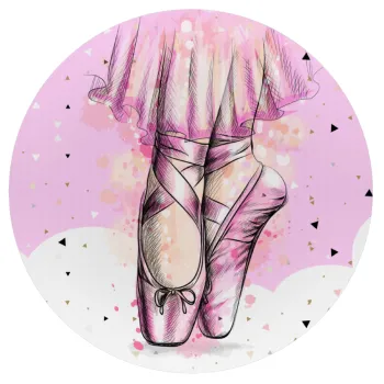 Ballerina shoes, Mousepad Στρογγυλό 20cm