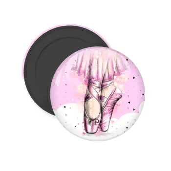 Ballerina shoes, Μαγνητάκι ψυγείου στρογγυλό διάστασης 5cm