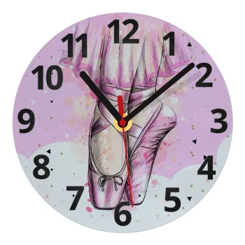 Ballerina shoes, Ρολόι τοίχου γυάλινο (20cm)