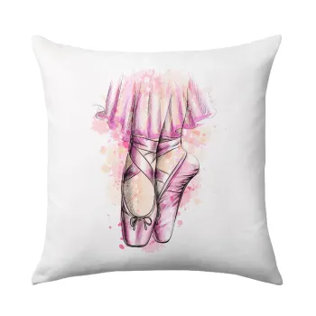 Ballerina shoes, Sofa cushion 40x40cm includes filling